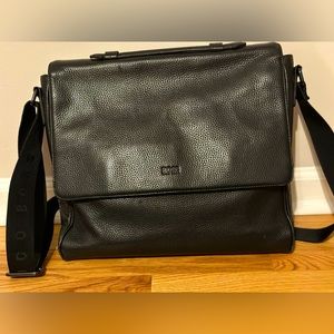 Hugo Boss full grain leather breifcase